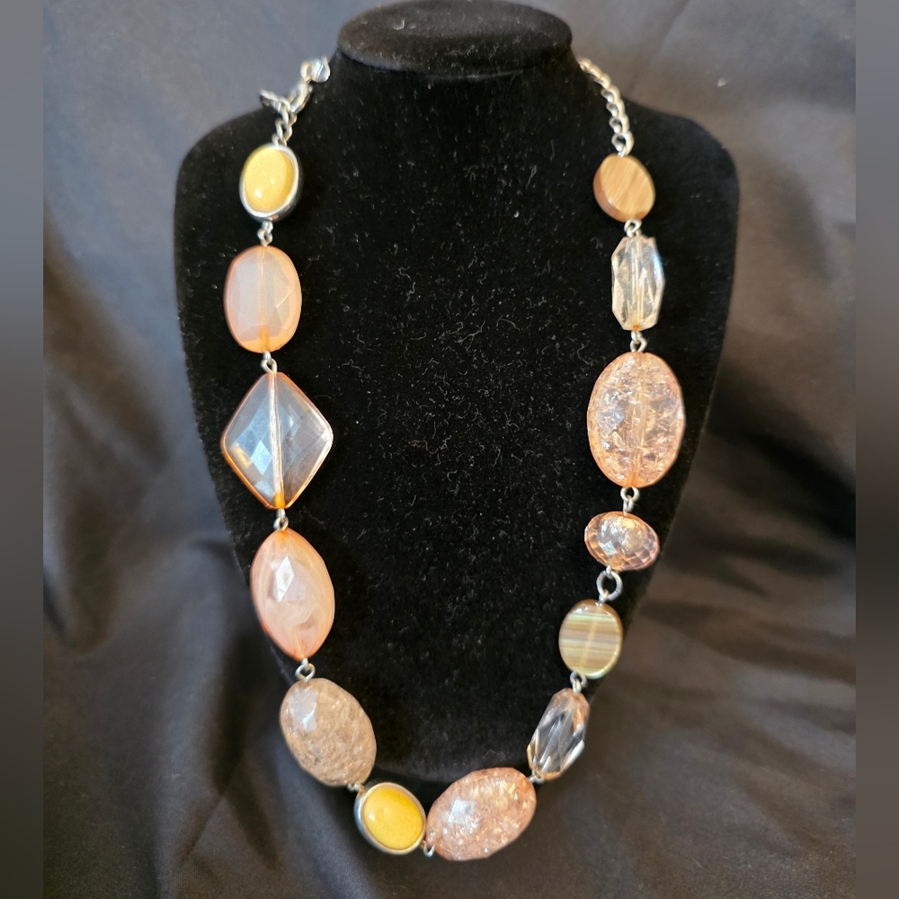 New York & Company multi-strand statement necklace